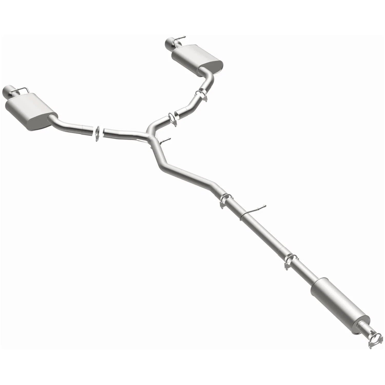 Fits 2016-2019 Ford Explorer 3.5L Direct-Fit Replacement Exhaust System